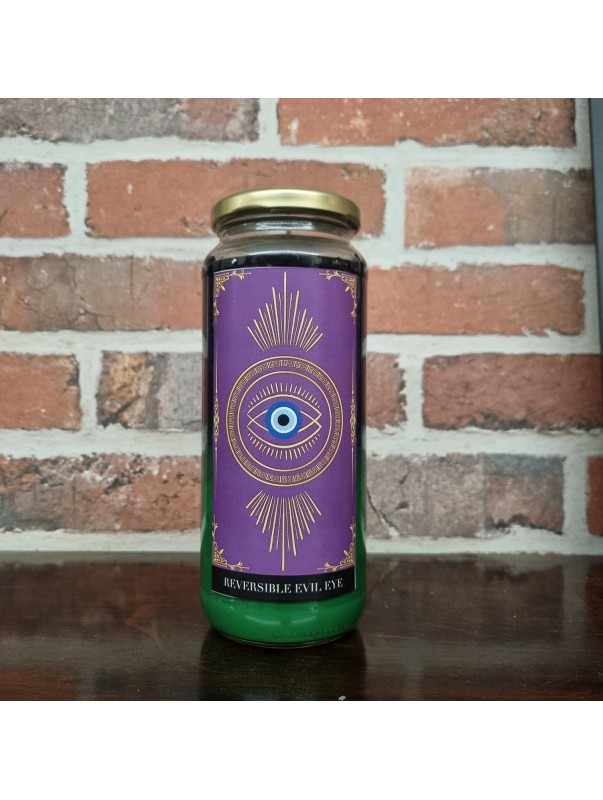 REVERSIBLE EVIL EYE Bougie / Renvoyer le mal - mauvais œil / 7 Days candle
