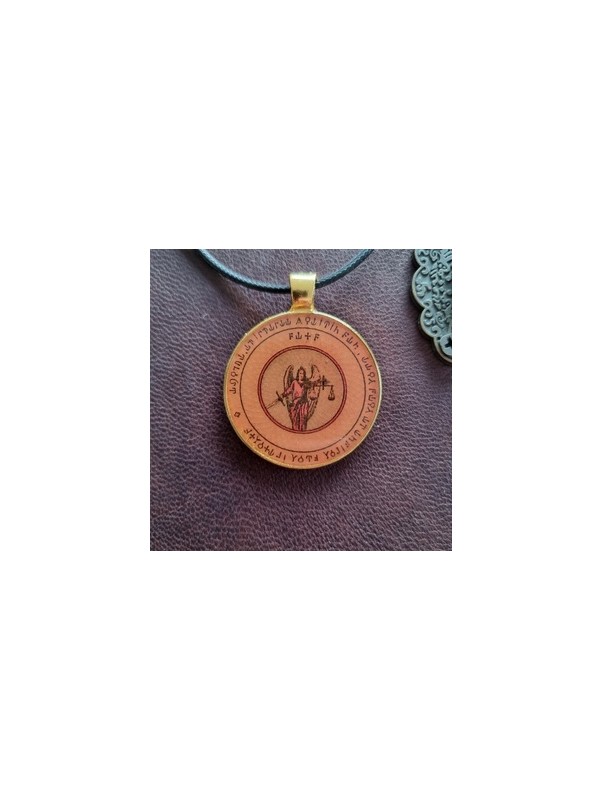 Médaillon Ange de la Justice - Procès / Médaille Abbé Julio