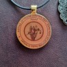 Médaillon Ange de la Justice - Procès / Médaille Abbé Julio
