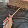 BAGUETTE MAGIQUE Wicca bois hêtre - Triple lune