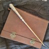 BAGUETTE MAGIQUE Wicca bois hêtre - Triple lune