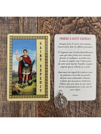 Faites vos voeux ! SAINT EXPEDIT Bouteille à vœux