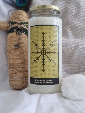 Kit rituel prêt - UNCROSSING / Bougie 7 days candle Décroiser- Purifier (Kit prêt à l'emploi)