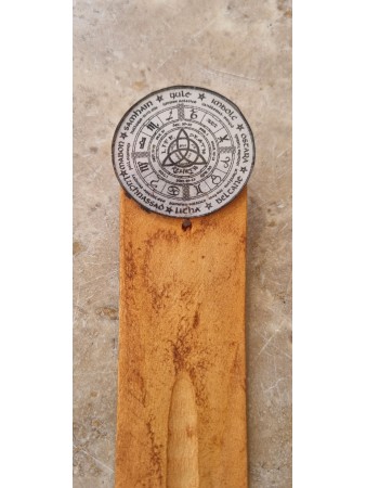 WICCA Roue de l'année (Porte encens bâton)