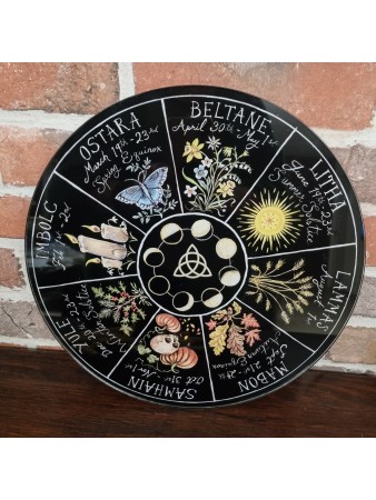 ROUE DE L'ANNEE pour autel Wicca