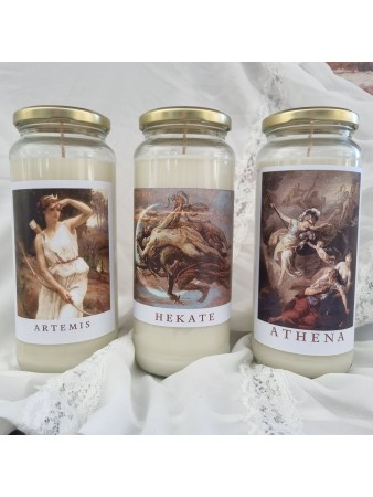 Bougie ATHENA - Hellénisme