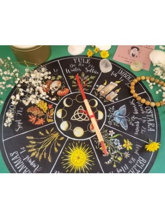 NAPPE AUTEL ROUE DE L'ANNEE / WICCA