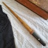BAGUETTE MAGIQUE bois hêtre et obsidienne
