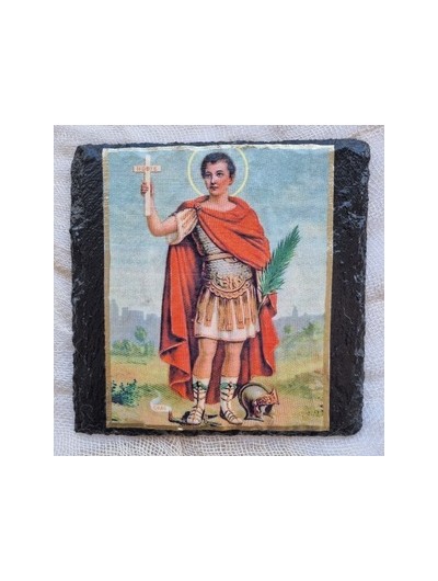 Saint Expédit - Table plaque autel