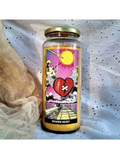 Kit rituel BROKEN HEART Bougie / Soigner les déceptions / 7 Days Candle (Prête à emploi)