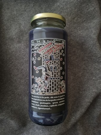 RUINE / BLACK ART / ARTS NOIRS / 7 days candle